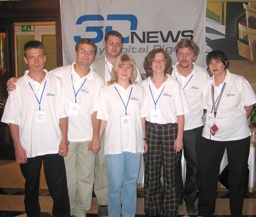 Team 3DNews в ожидании гостей 23.07.2003